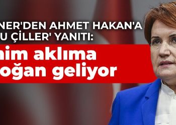Akşener’den Ahmet Hakan’a ‘Tansu Çiller’ yanıtı: Benim aklıma Erdoğan geliyor