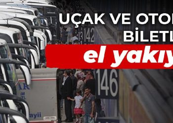 Uçak ve otobüs biletleri el yakıyor