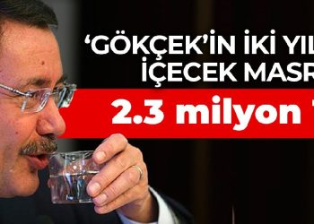 ABB: Gökçek’in iki yıllık içecek masrafı 2.3 milyon TL