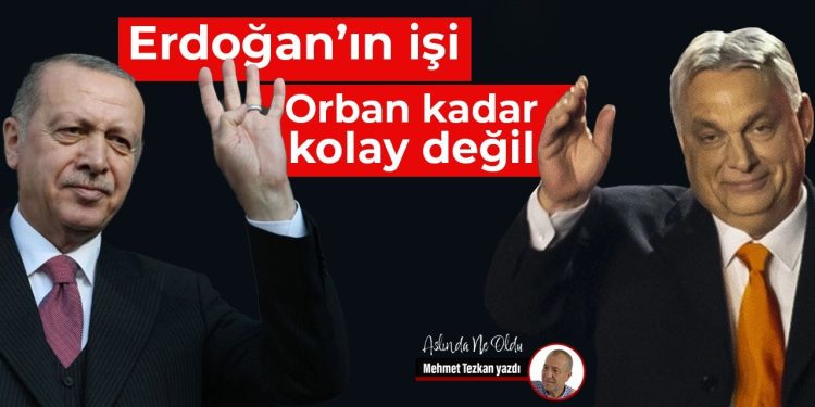Erdoğan’ın işi Orban kadar kolay değil.