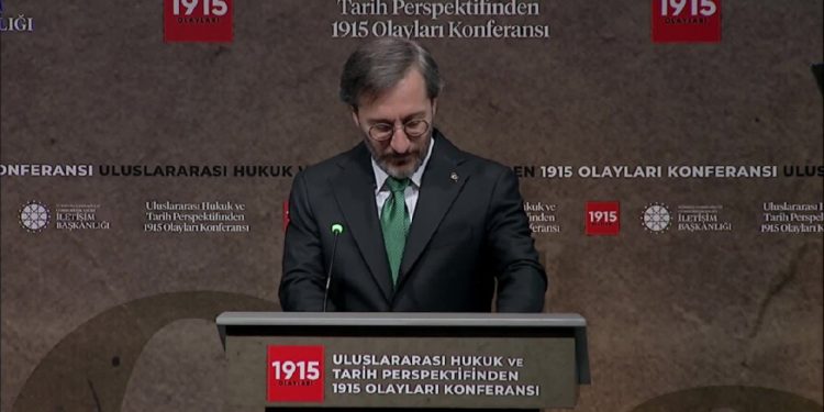 Fahrettin Altun: Soykırım gibi bir olay asla yaşanmamıştır