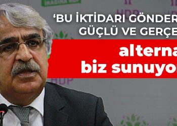 Sancar: Bu iktidarı gönderecek güçlü ve gerçek bir alternatifi biz sunuyoruz